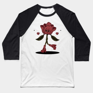 retro flower Baseball T-Shirt